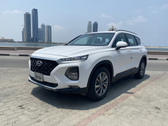 Hyundai Santa Fe Price in Dubai - SUV Hire Dubai - Hyundai Rentals