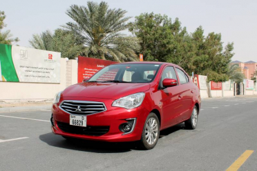 Mitsubishi Attrage Price in Dubai - Sedan Hire Dubai - Mitsubishi Rentals